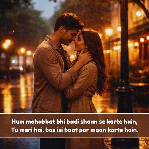2 Line Love Shayari in English Attitude