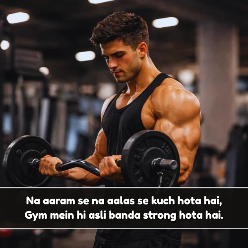 Gym Shayari in English