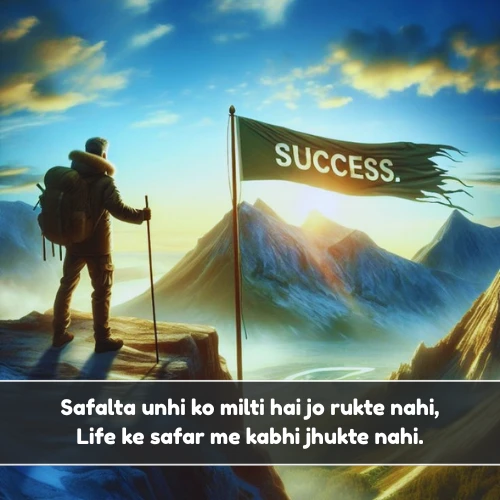 Life Success Shayari in English