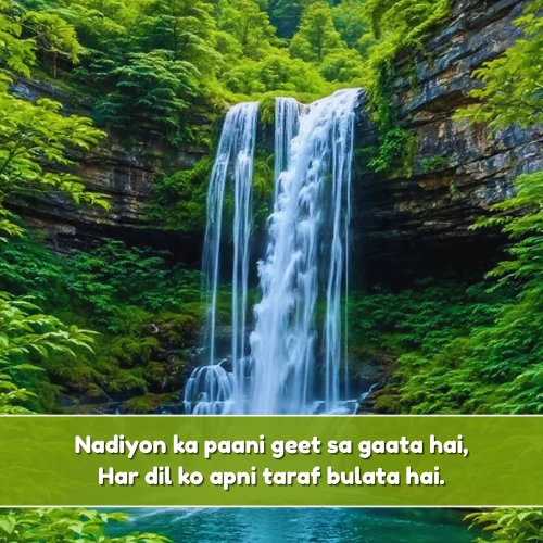 Nature Shayari in English 2 Line