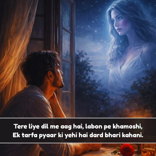 One Sided Love Shayari in English Hindi