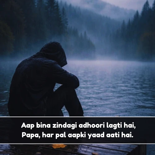Papa Miss You Shayari in English
