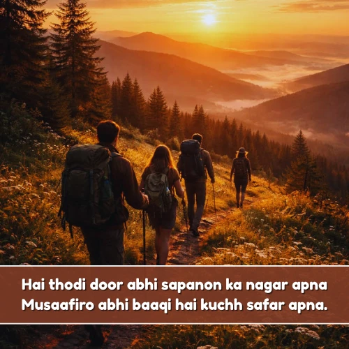 Safar Shayari in English