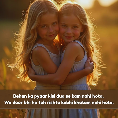 Sister Shayari in English Hindi