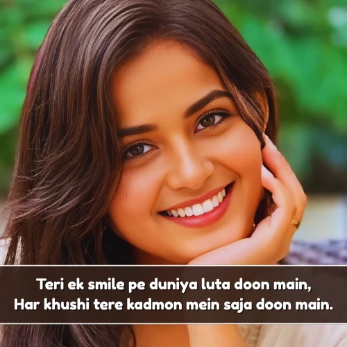 Smile Shayari in English Hindi