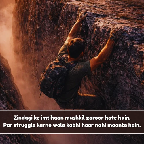 Struggle Life Shayari in English