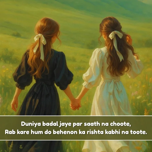 Two Sister Shayari in English