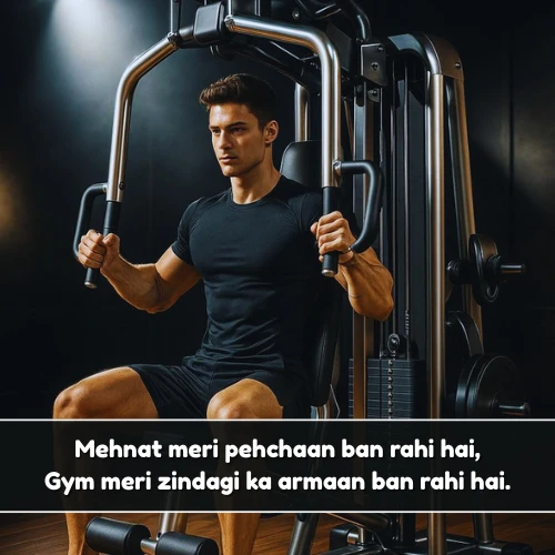 Workout Quotes Gym Shayari in English
