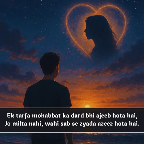Ek Tarfa Mohabbat Shayari in English