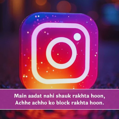 Instagram Bio Shayari in English