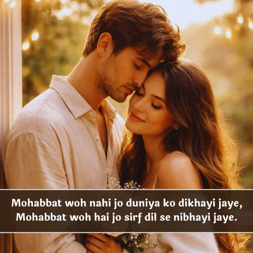 Ishq Mohabbat Shayari in English