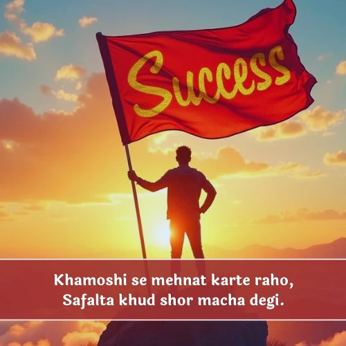 Success Motivational Shayari in English Success Motivational Shayari in English