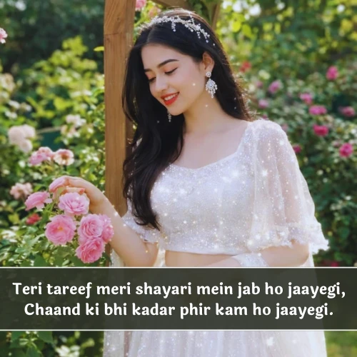 Tareef Shayari For Beautiful Girl in English Tareef Shayari For Beautiful Girl in English