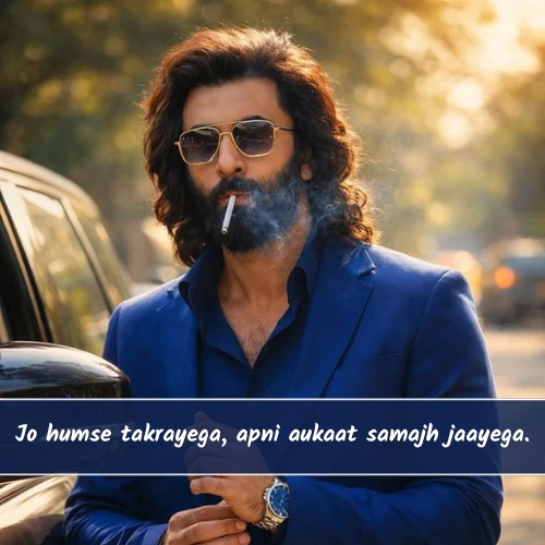 1 Line Attitude Shayari in English
