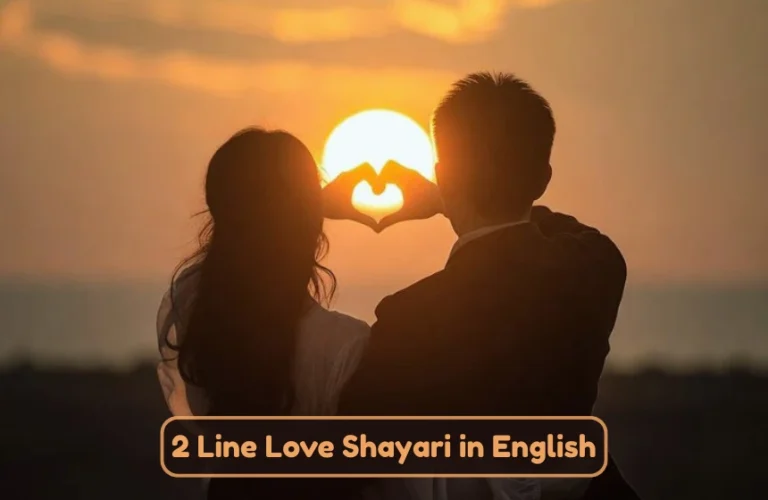 2 Line Love Shayari in English