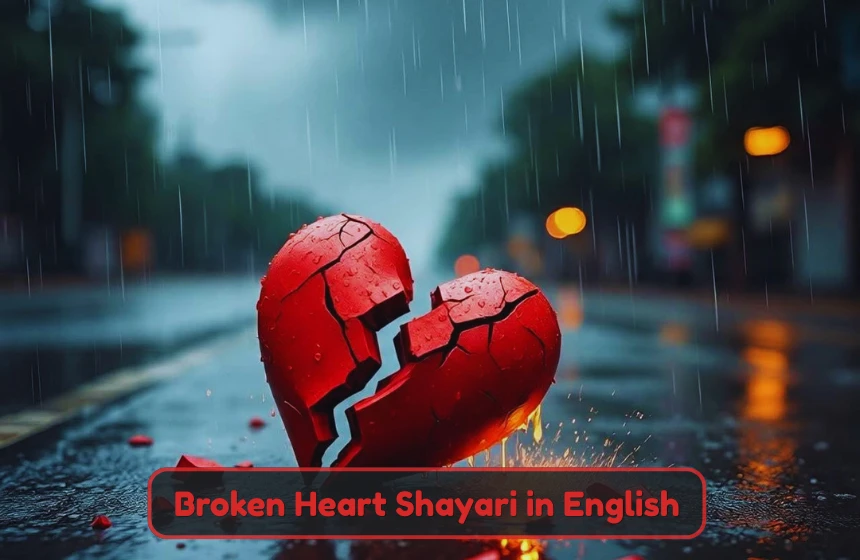 Broken Heart Shayari in English