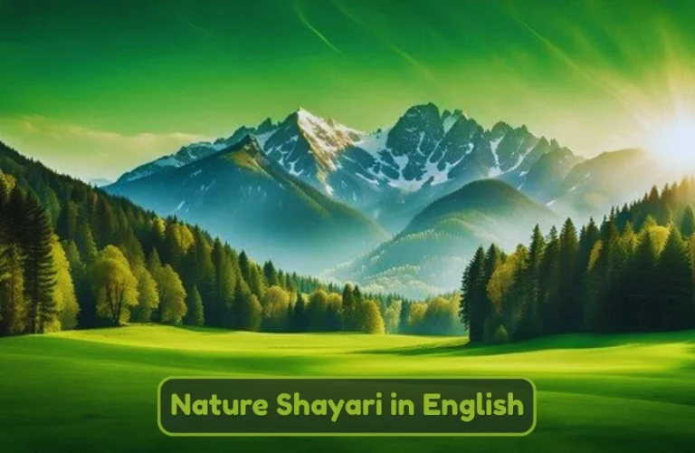 Nature Shayari in English