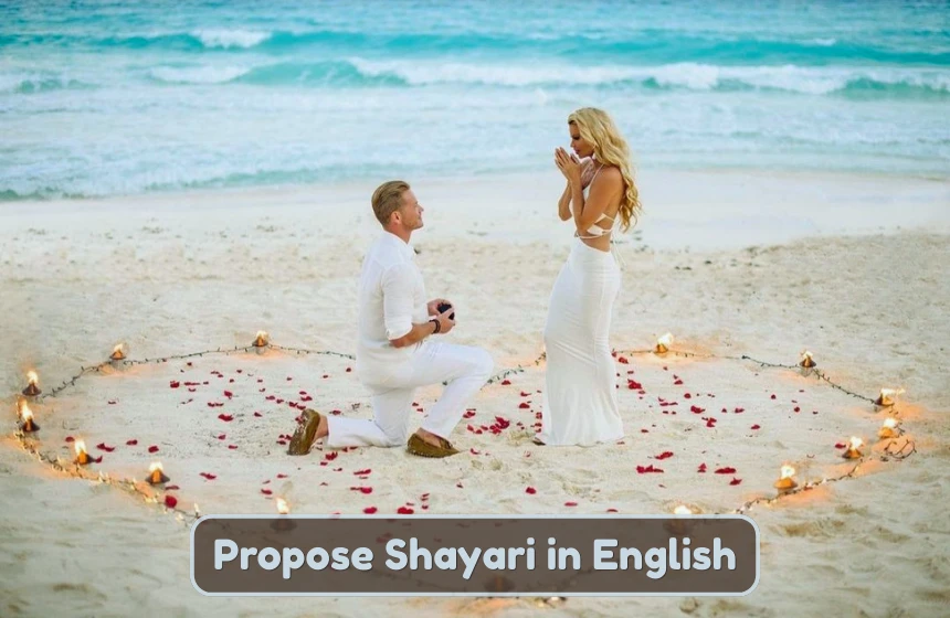 Propose Shayari in English