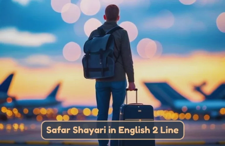 Safar Shayari in English 2 Line